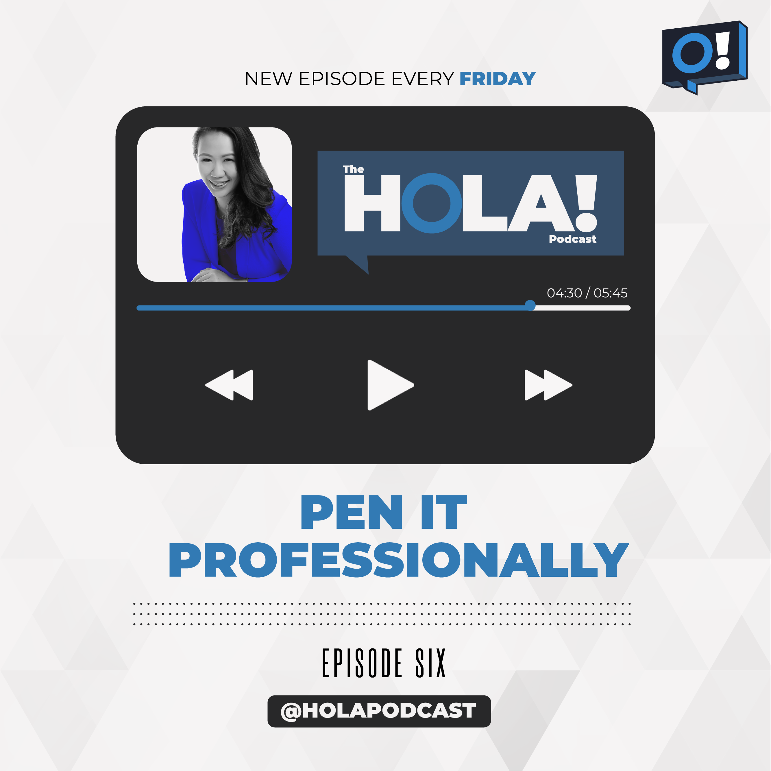 Lyn Ola Podcast Thumbnail Pen it Professionally
